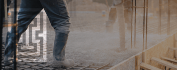 Man standing in concrete
