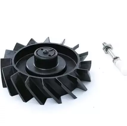 Turbo meter rotor and spindle assembly